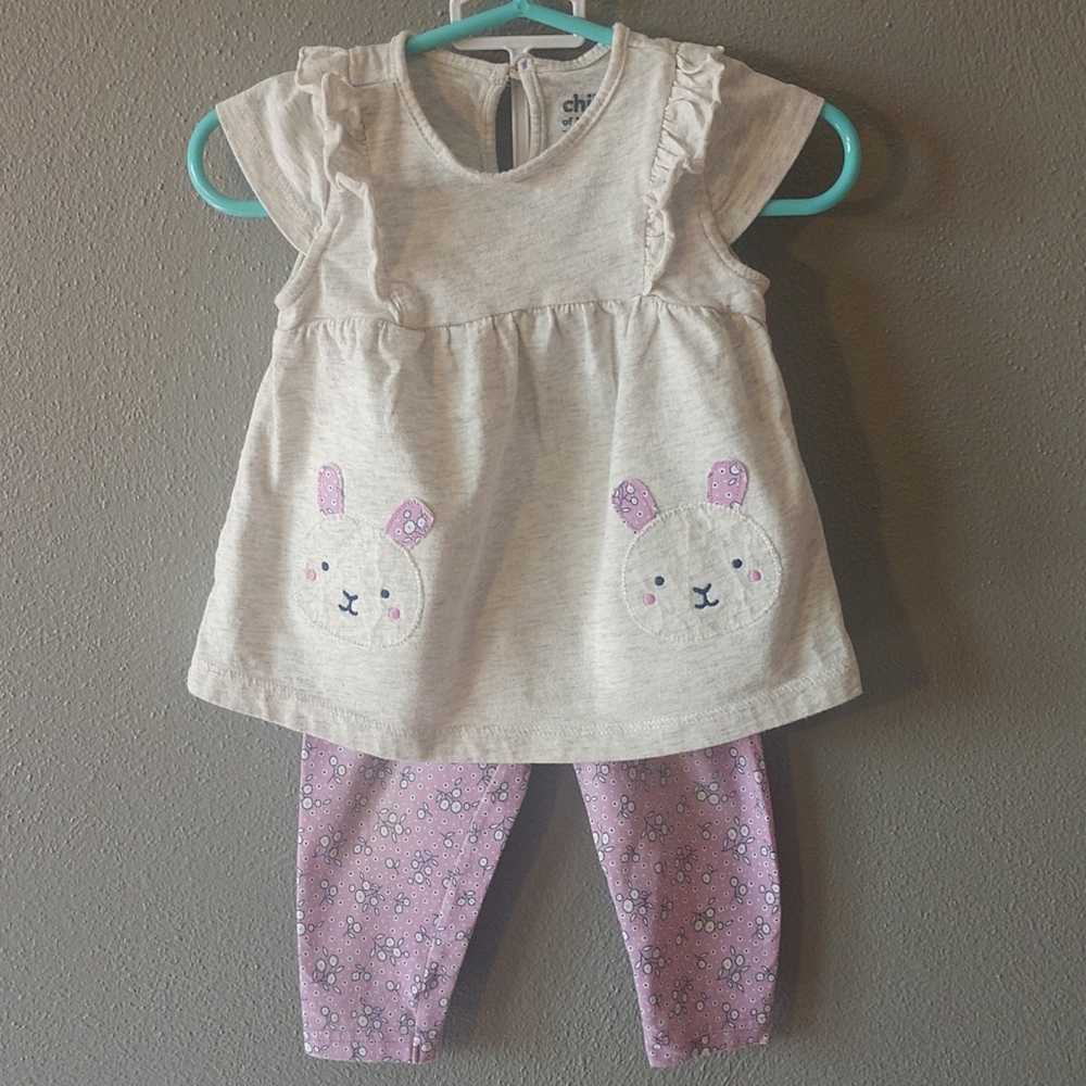 Toddler girl bunny outfit
